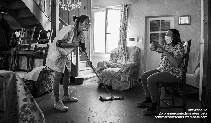 Ménage et repassage à domicile ©xavrenauld / @commercantsdanslatempete / commercantsdanslatempete.com